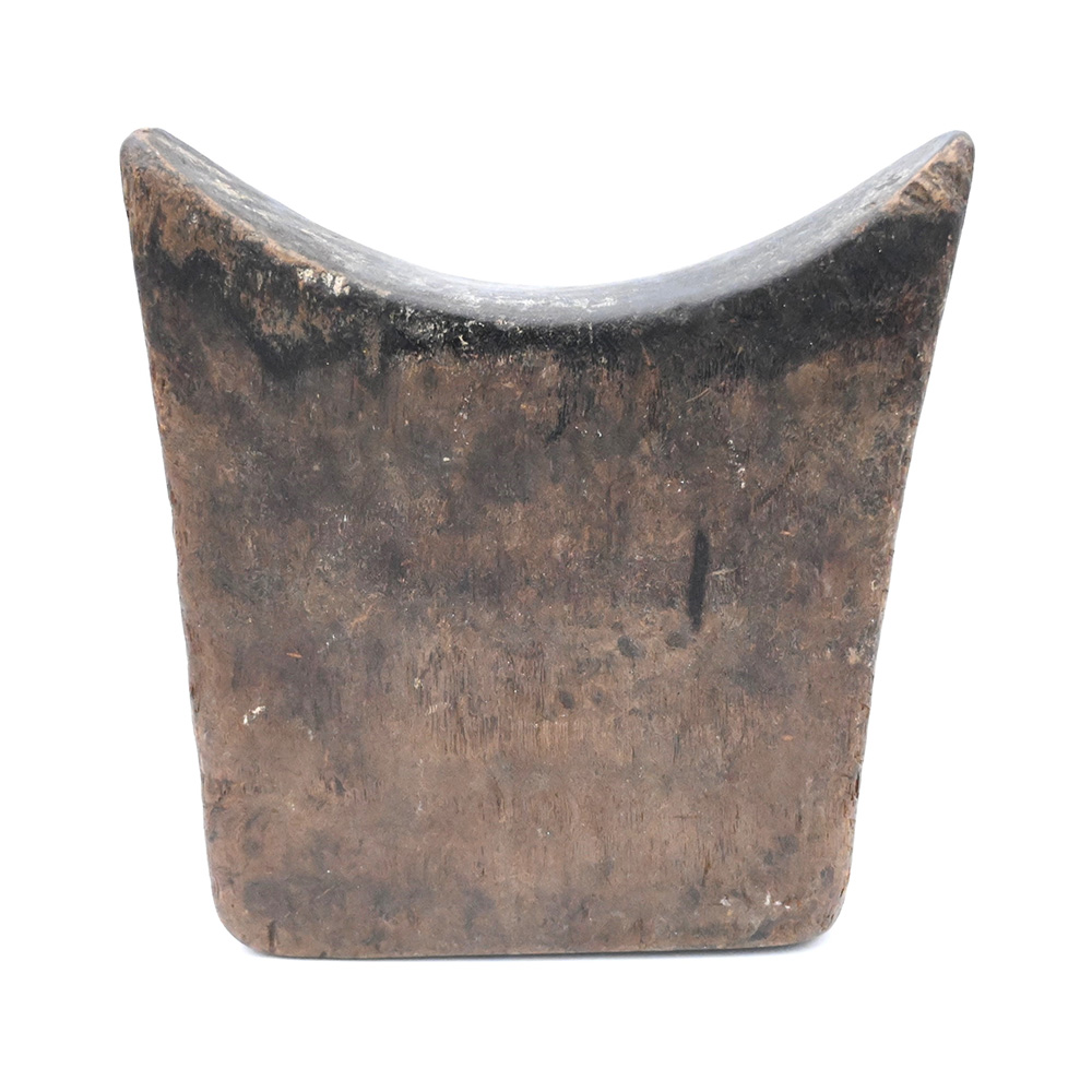 solid wood block with curved top