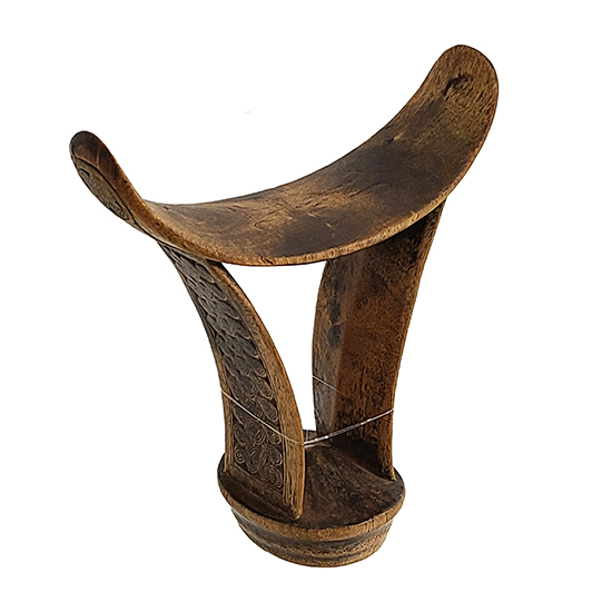 Somali wooden headrest