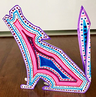 Coyote alebrije craft