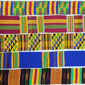 kente cloth strips