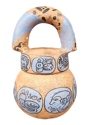 ceramic Maya pot