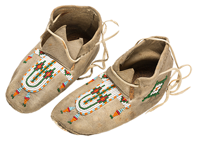 beaded moccasins